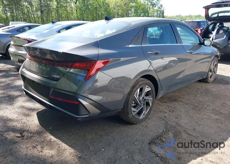 2025 Hyundai Elantra Limited from USA, damaged, VIN KMHLP4DG6SU957604